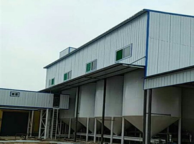 鋼結構料倉封閉